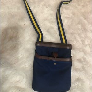 Blue crossbody bag